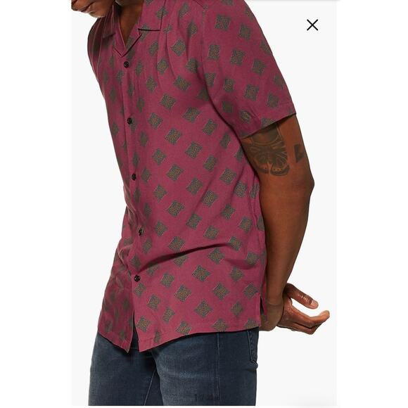 Topman Geo Slim Fit Shirt - Picture 3 of 11